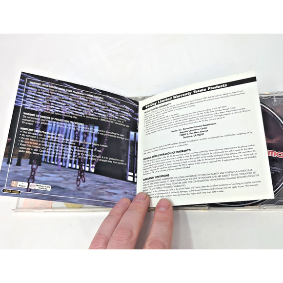 Tecmos Deception: Invitation to Darkness PlayStation 1 Tested works READ - Picture 4 of 4